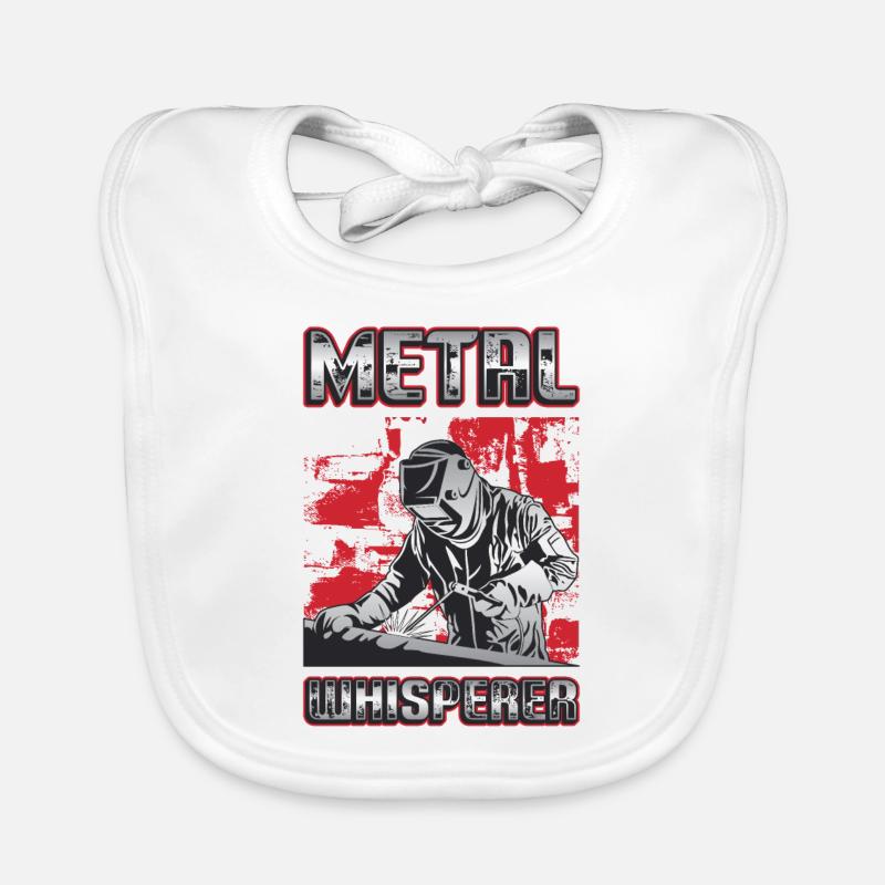 Welding Metal Whisperer Welder Organic Baby Bibs