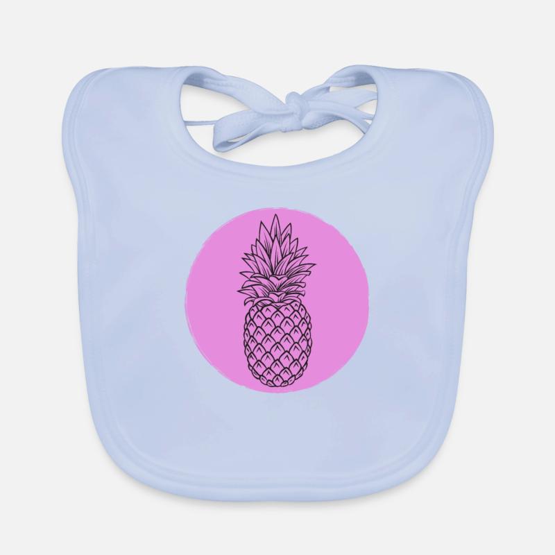 Pineapple Organic Baby Bibs