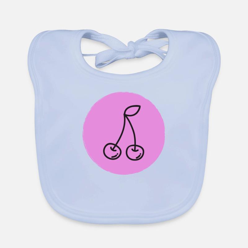 Cherry Organic Baby Bibs