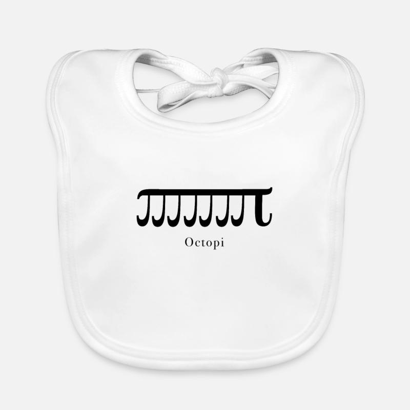 Pi Math Teacher Joke Design n Mathematician Organic Baby Bibs