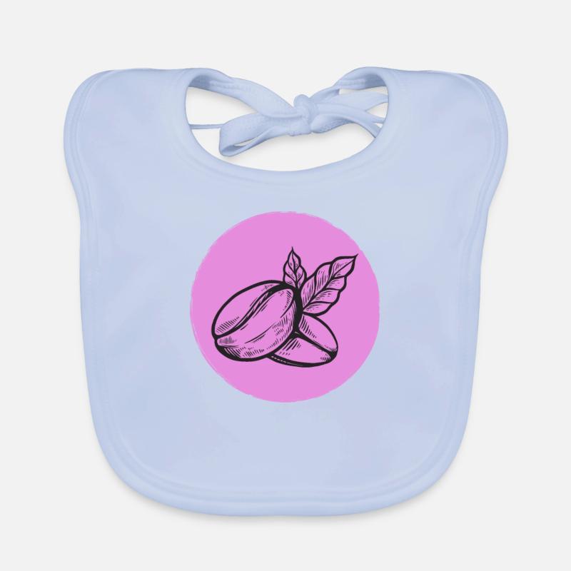 Coffee Coffee Bean Organic Baby Bibs