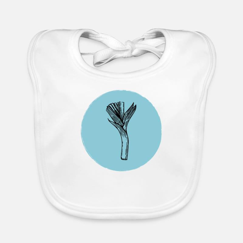 Leek Organic Baby Bibs