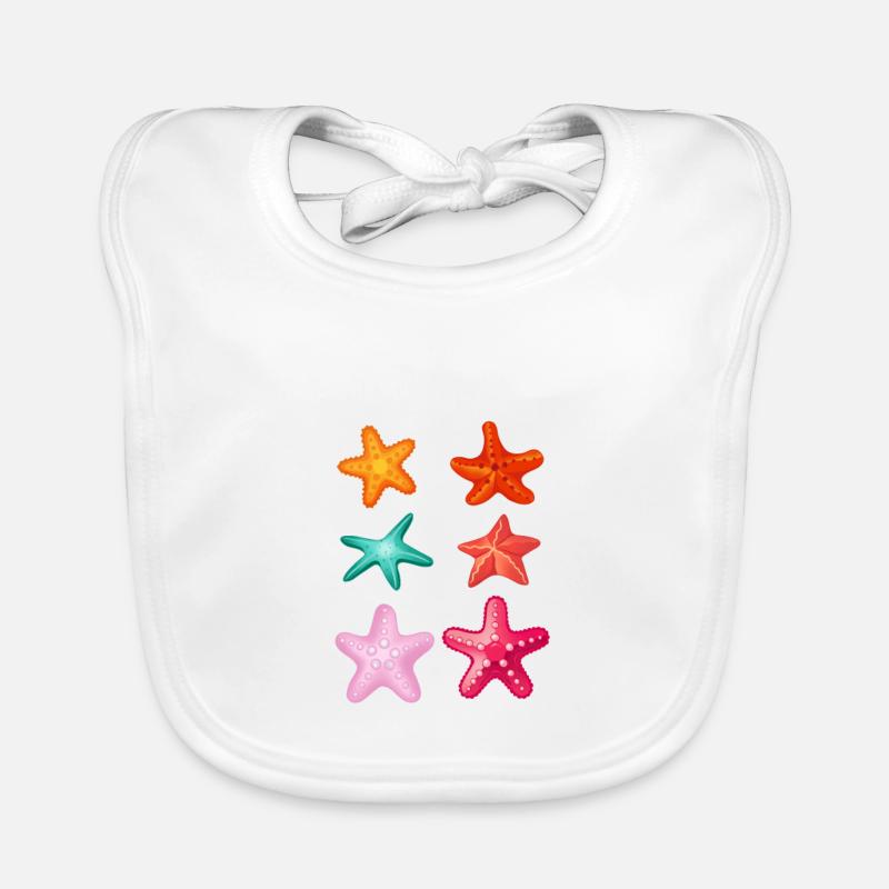 Seestern Baby Bio-Lätzchen