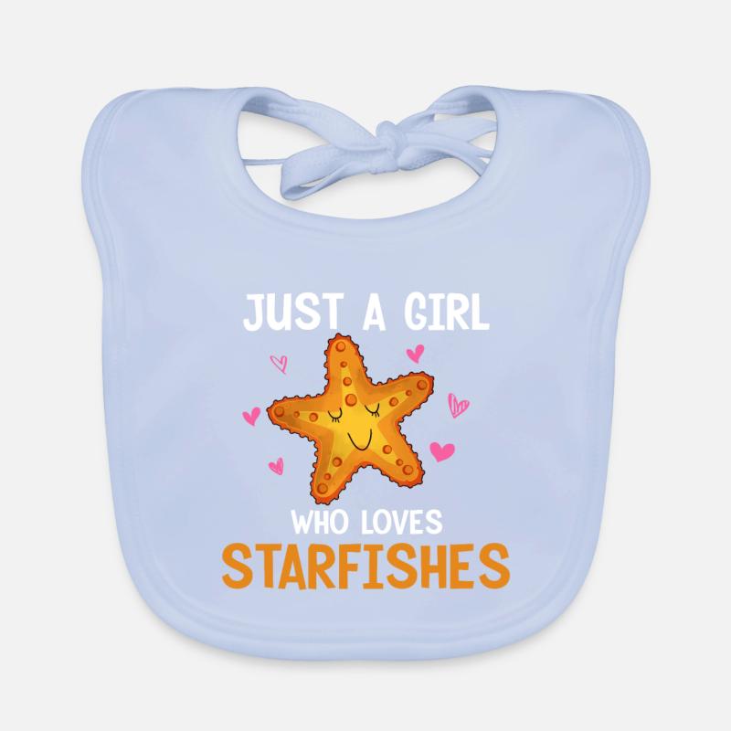 Seestern Baby Bio-Lätzchen