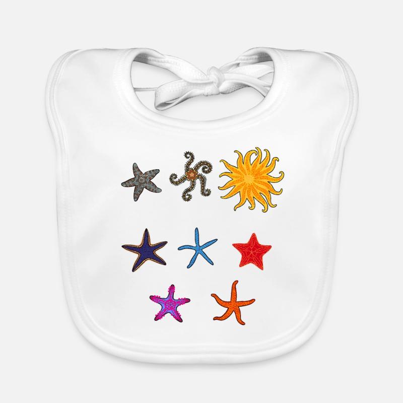 Seestern Baby Bio-Lätzchen