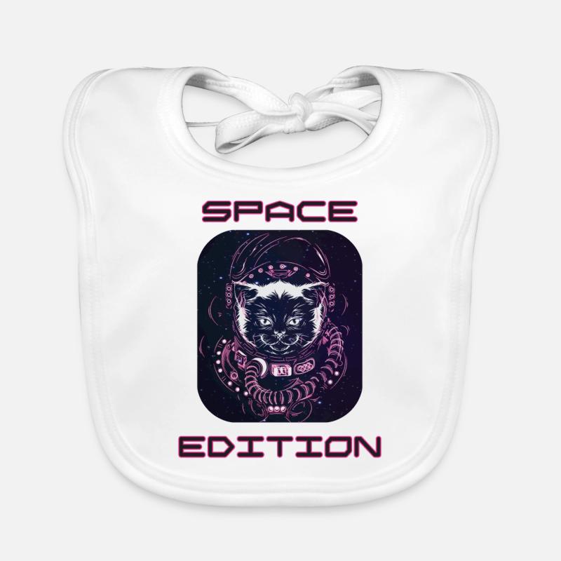 Space Cat Baby Bio-Lätzchen