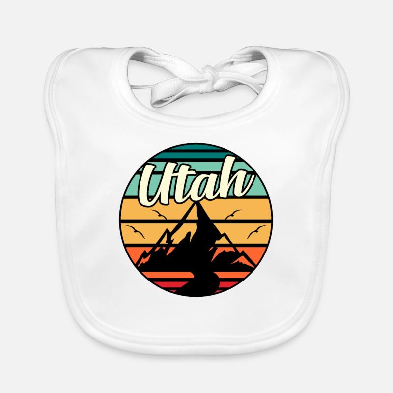 Utah abenteuer geschenk Baby Bio-Lätzchen