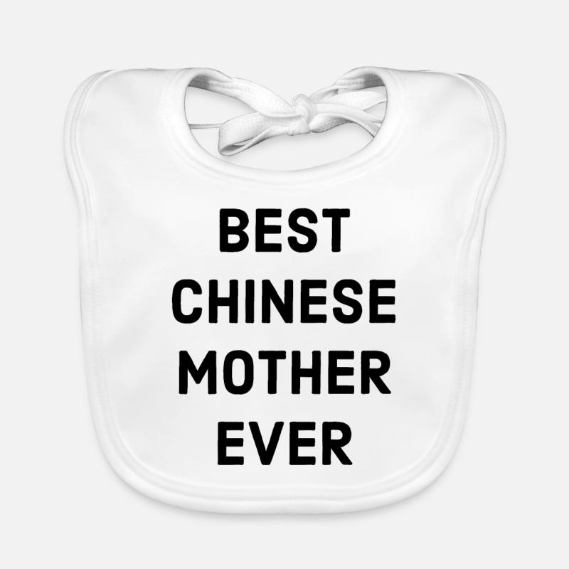 chinesische Mutter Spruch Baby Bio-Lätzchen