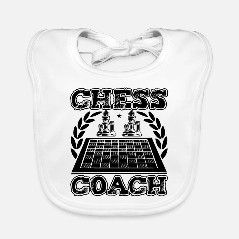 Chess Coach Funny Chess Quotes Baby Bio-Lätzchen