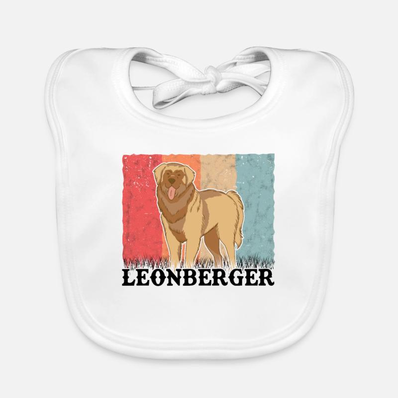 Leonberger Retro Baby Bio-Lätzchen