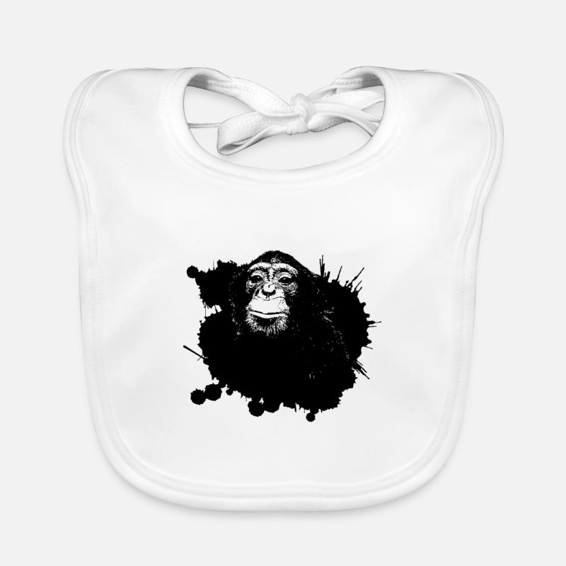 Singe Bavoir bio Bébé