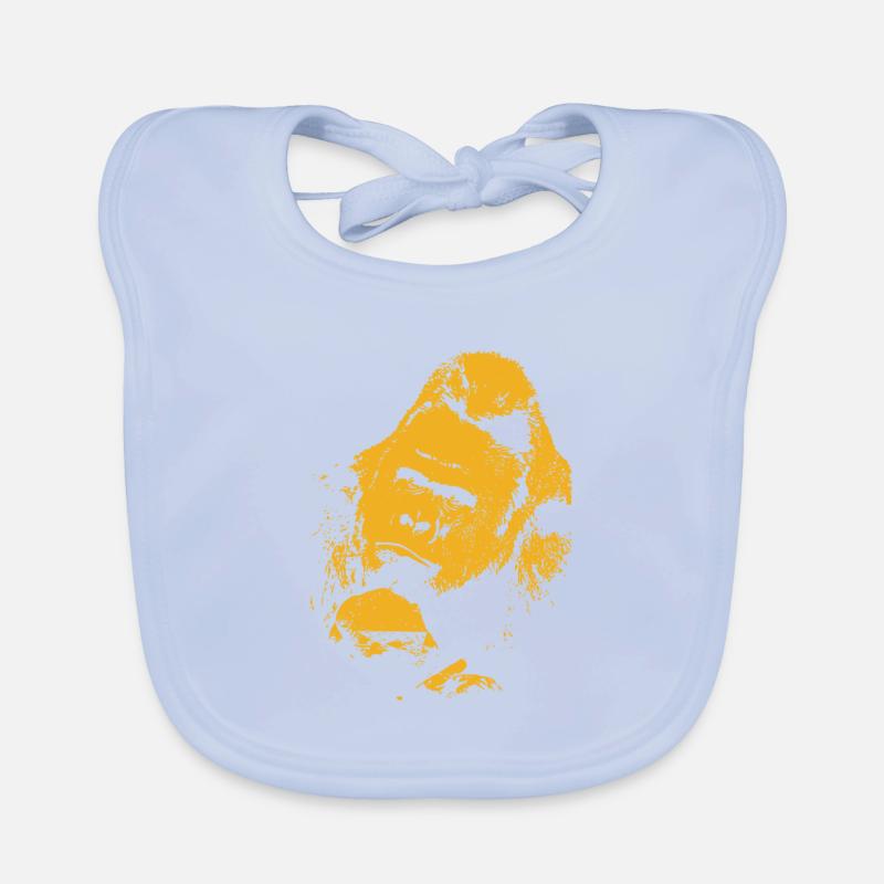 Singe Bavoir bio Bébé
