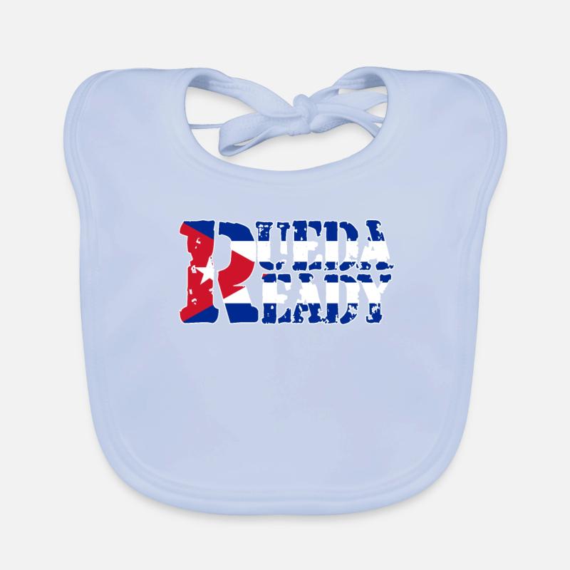 Salsa Rueda de Casino Drapeau Cuba Rueda Ready Bavoir bio Bébé