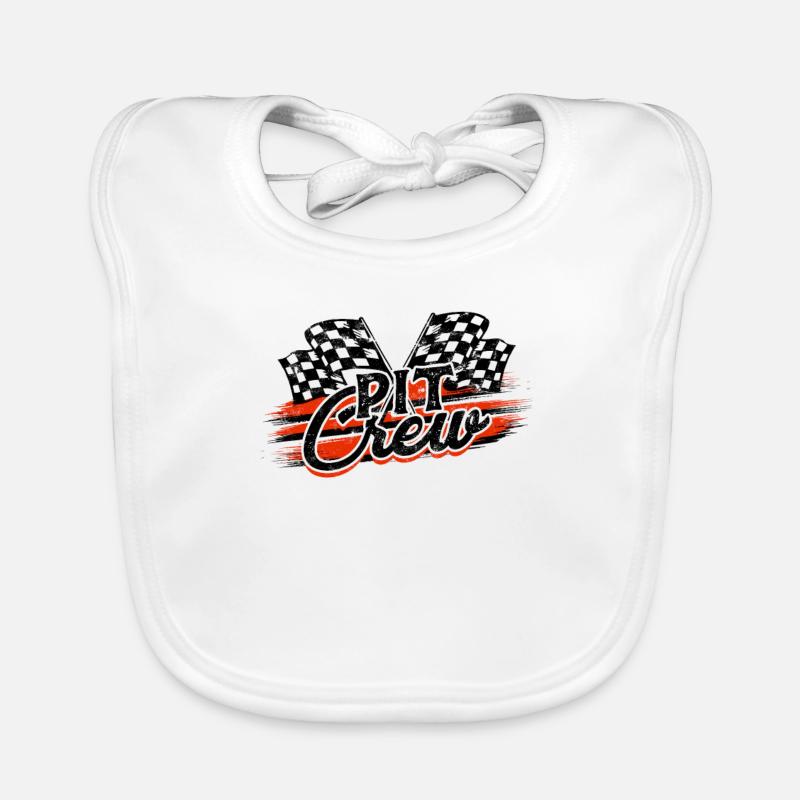 Pit Crew Race Car - course Bavoir bio Bébé
