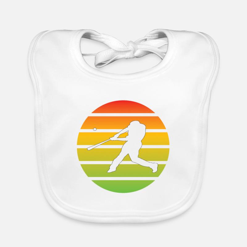 Cadeau de baseball Baseball Game Baseball Amateurs Bavoir bio Bébé