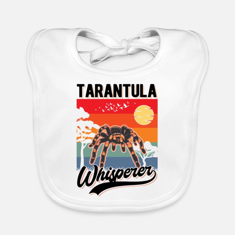 Tarantel Flüsterer Tarantula Whisperer Baby Bio-Lätzchen