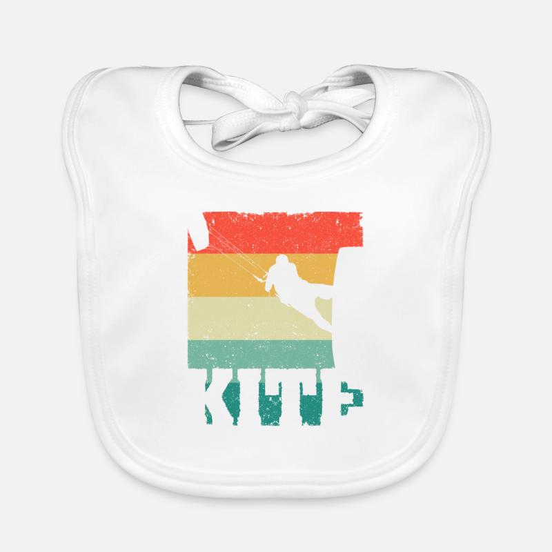 KITE Kiteboarding Kiting Kitesurf Kitesurf Organic Baby Bibs