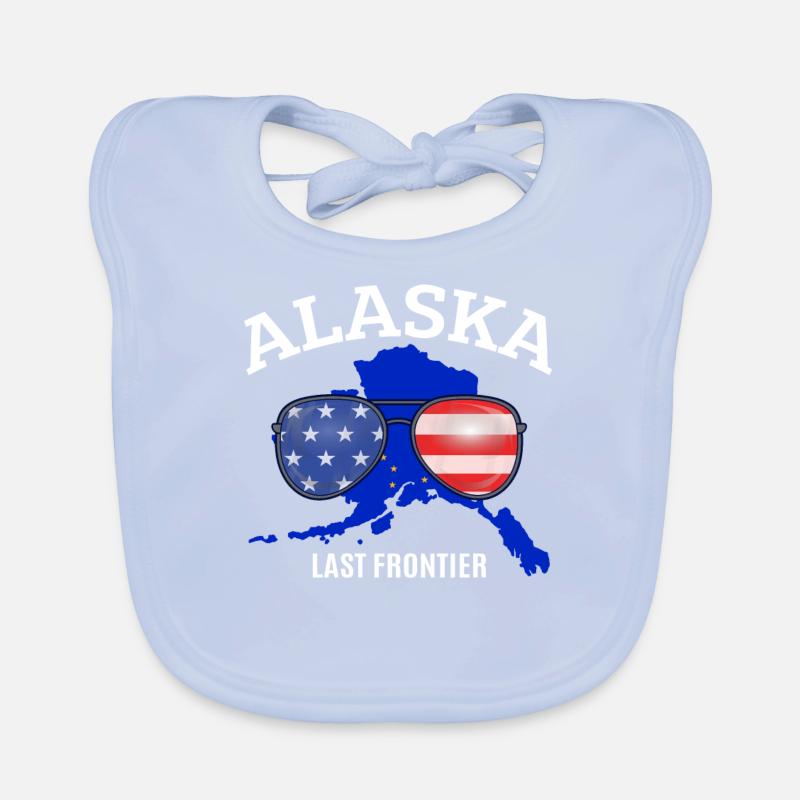 Alaska Last Frontier Geschenk Baby Bio-Lätzchen