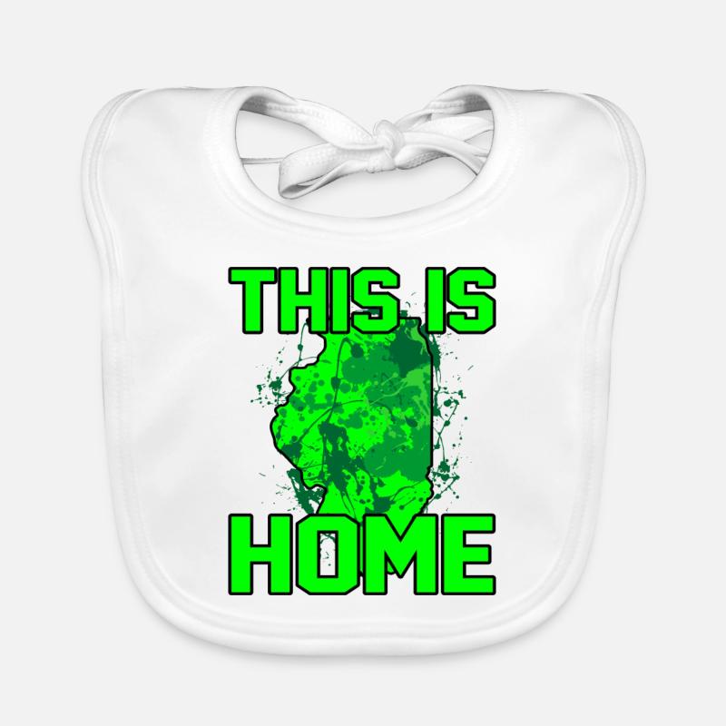 Home Illinois Gift Organic Baby Bibs