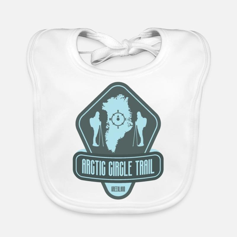 Arctic Circle Trail – Grönland Baby Bio-Lätzchen