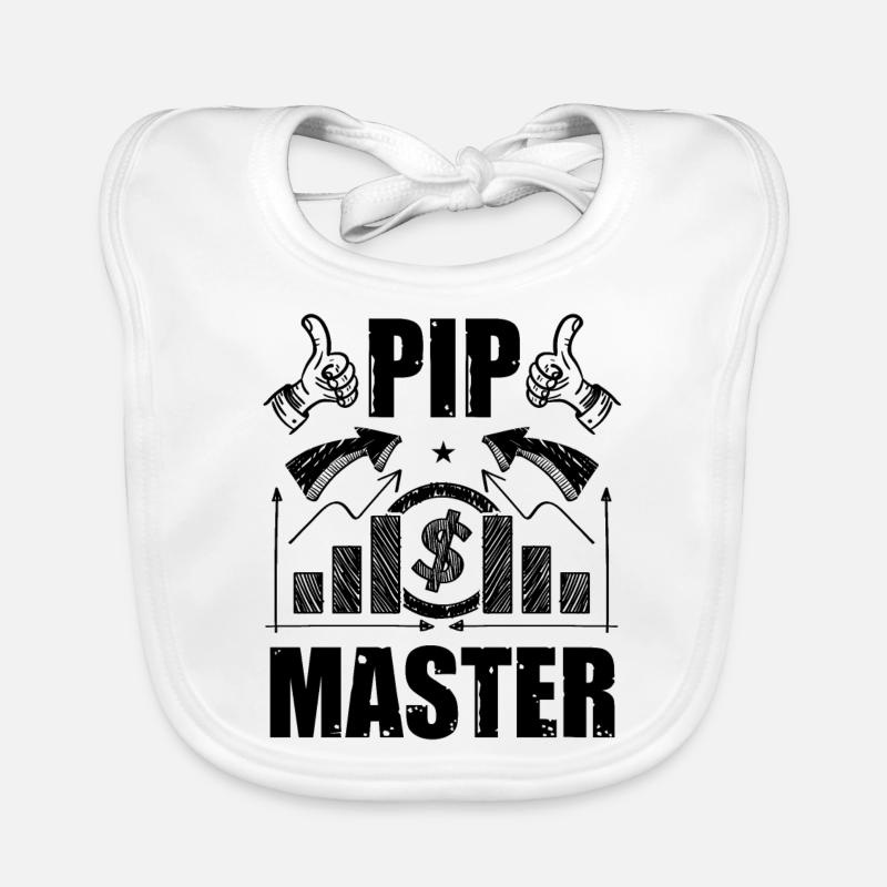 Pip Master Drôle de cotation de trading Forex Bavoir bio Bébé