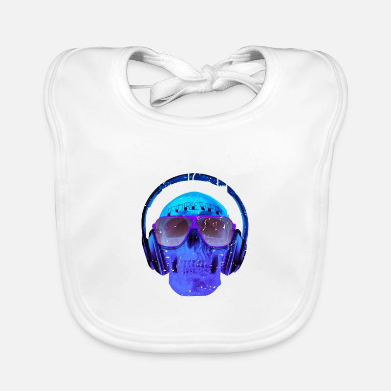 Musique techno Bavoir bio Bébé