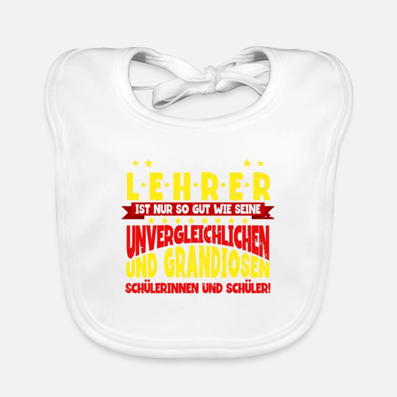 Lehrer Lehrerin Klassenlehrer Ich Bin Stolzer Baby Bio-Lätzchen
