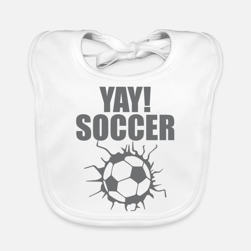 Fußball-Pause Baby Bio-Lätzchen