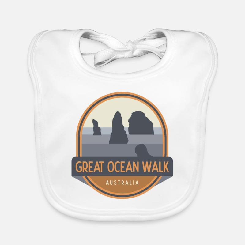 Great Ocean Walk - Australie Bavoir bio Bébé