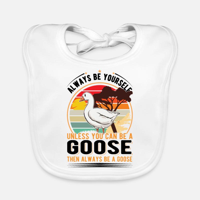 Geese Goose Breeder Goose Organic Baby Bibs