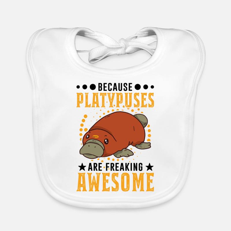 Ornithorynque Cadeau Ornithorynque Bavoir bio Bébé