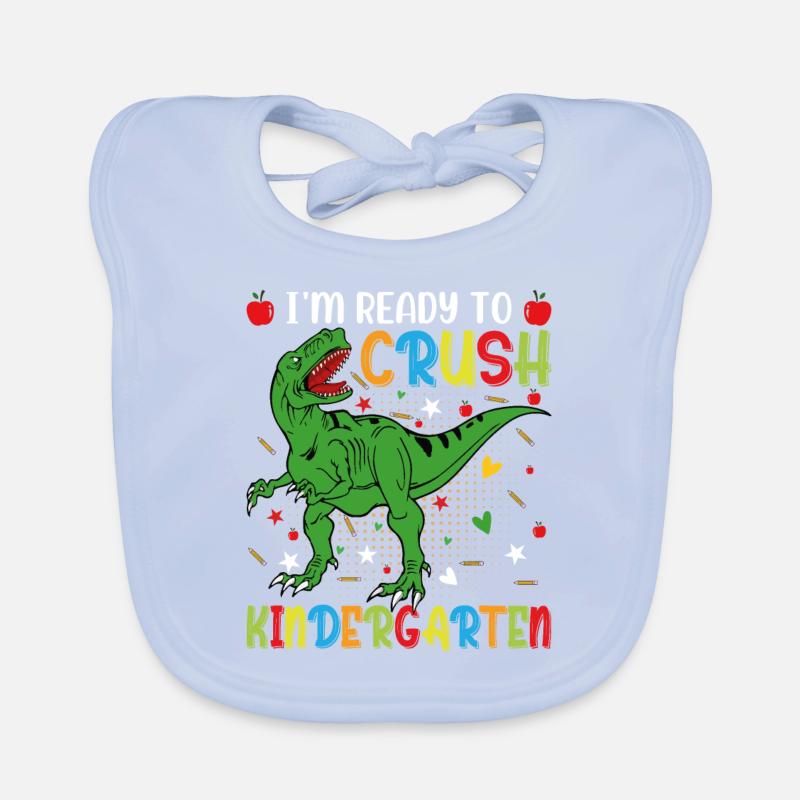 Ich bin bereit, den Kindergarten zu zerquetschen Baby Bio-Lätzchen