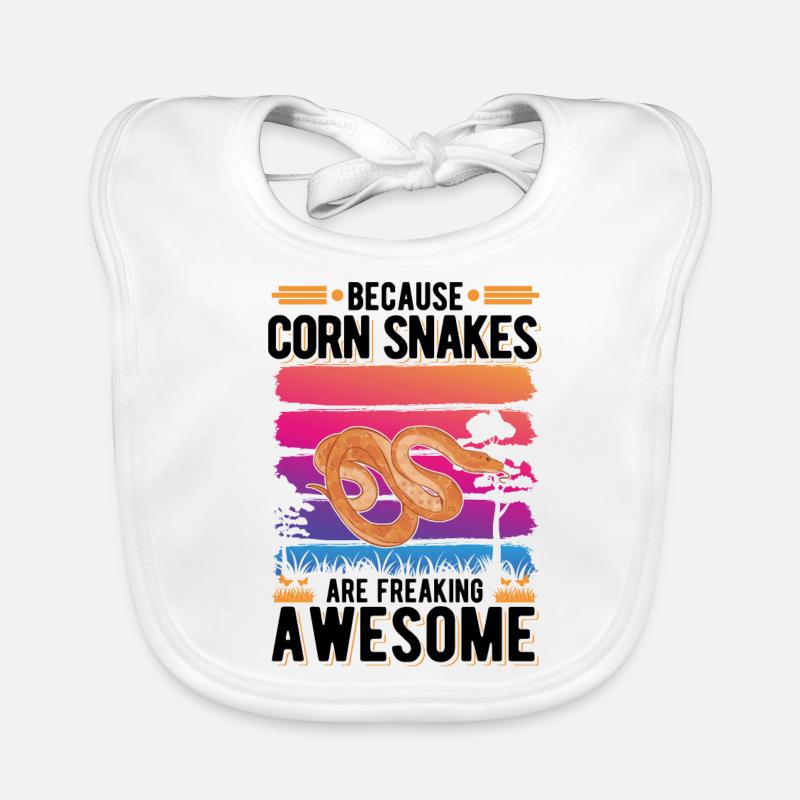Corn Snake Cadeau Corn Snake Bavoir bio Bébé