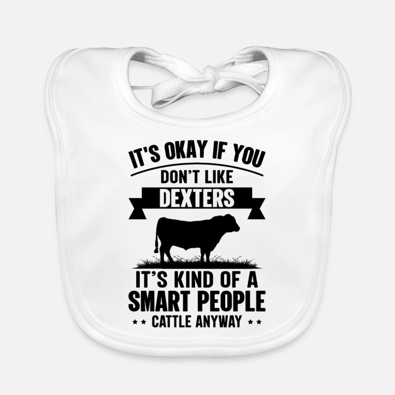 Smart People - Cow Dexters Organic Baby Bibs