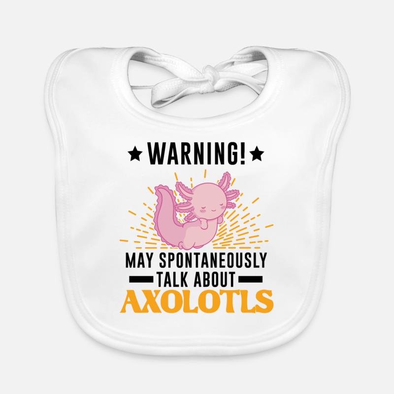 Axolotl Gift Tail Lurch Organic Baby Bibs