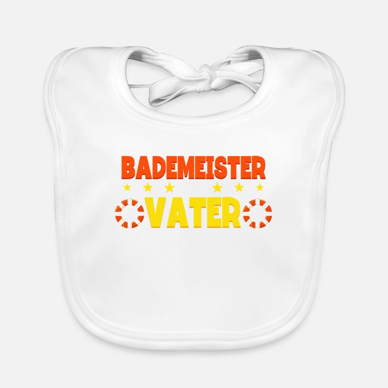 Rettungsschwimmer Bademeister Baby Bio-Lätzchen