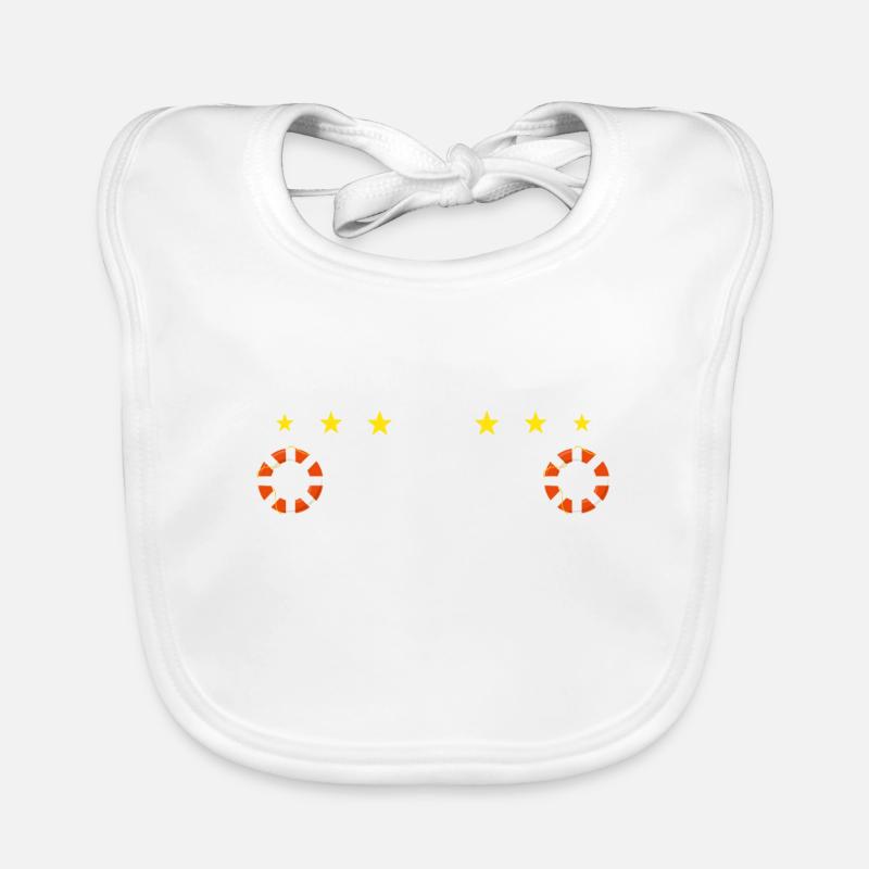 Rettungsschwimmer Bademeister Baby Bio-Lätzchen
