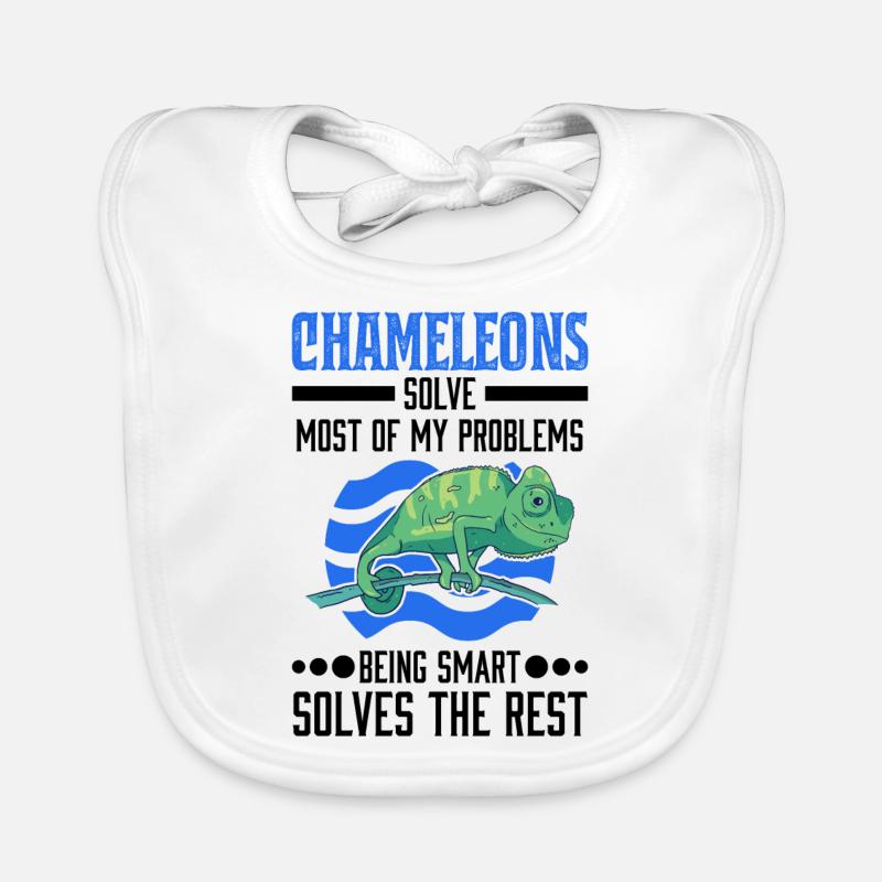 Chamäleon Geschenk Chameleon Baby Bio-Lätzchen