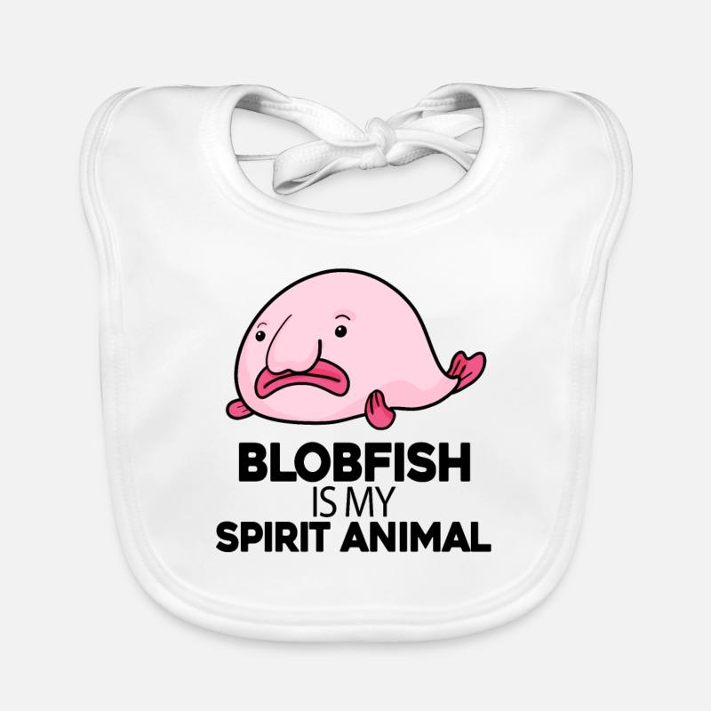 Poisson Blobfish Bavoir bio Bébé