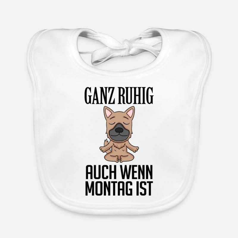 Deutscher Schäferhund Baby Bio-Lätzchen