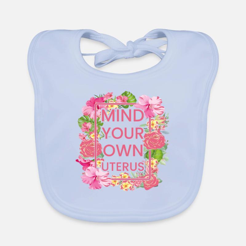 Achten Sie auf Ihre eigene Gebärmutter Baby Bio-Lätzchen