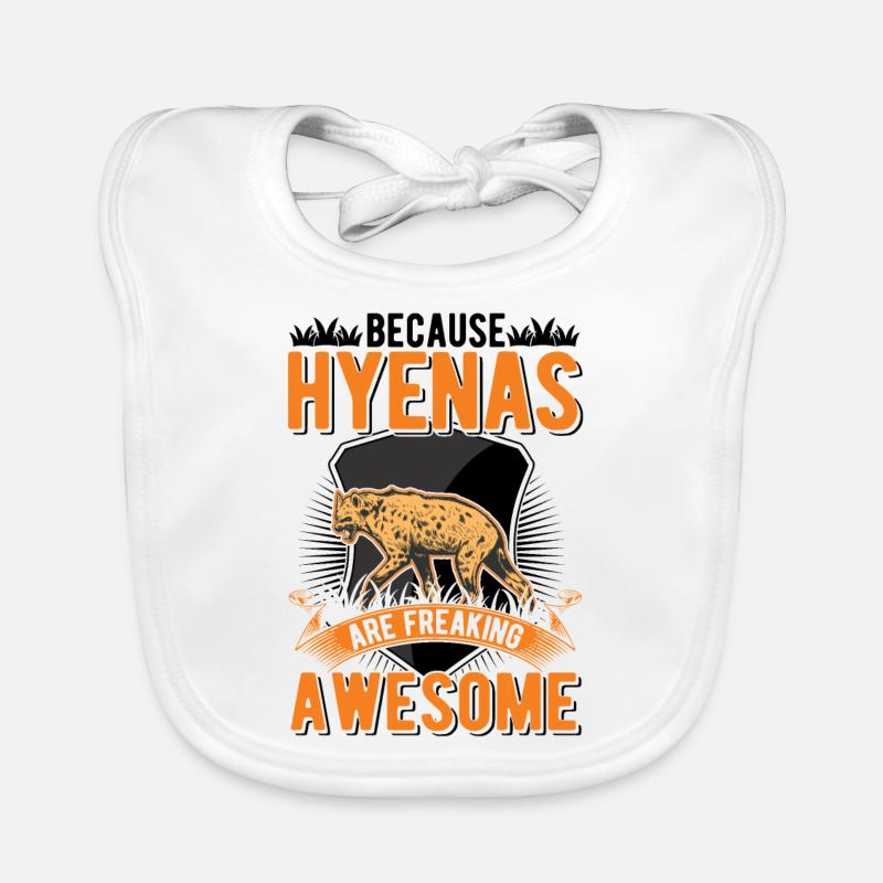 Hyäne Geschenk Erdwolf Hyena Baby Bio-Lätzchen