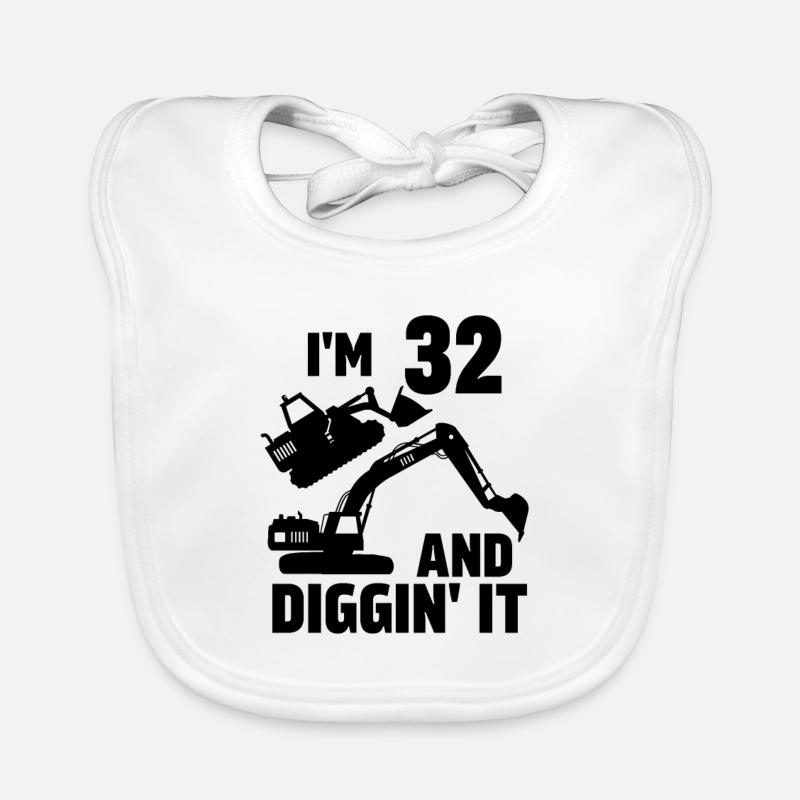 J’ai 32 ans et Diggin' It Bavoir bio Bébé