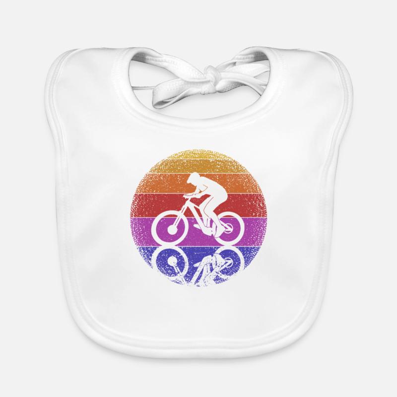 Réflexion VTT VTT Fun Cyclisme Équitation Bavoir bio Bébé