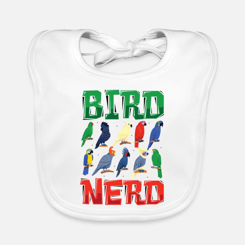 Observation des oiseaux Nerd Bavoir bio Bébé