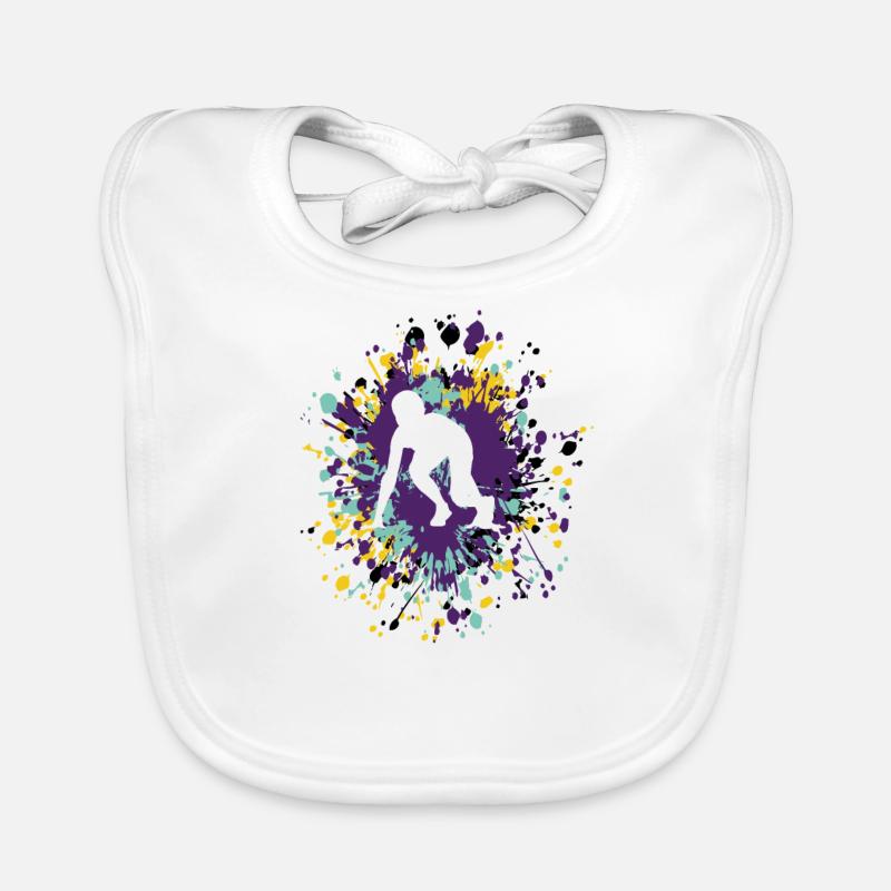 Athletics Ready To Run Color Splash Baby Bio-Lätzchen