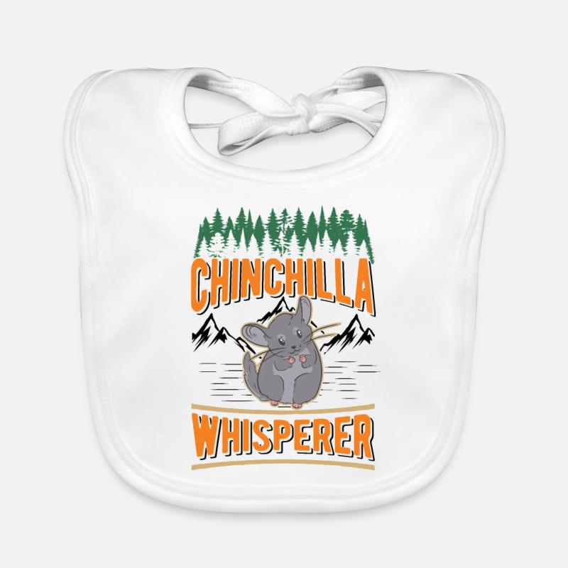 Chinchilla Flüsterer Chinchilla Whisperer Bavoir bio Bébé