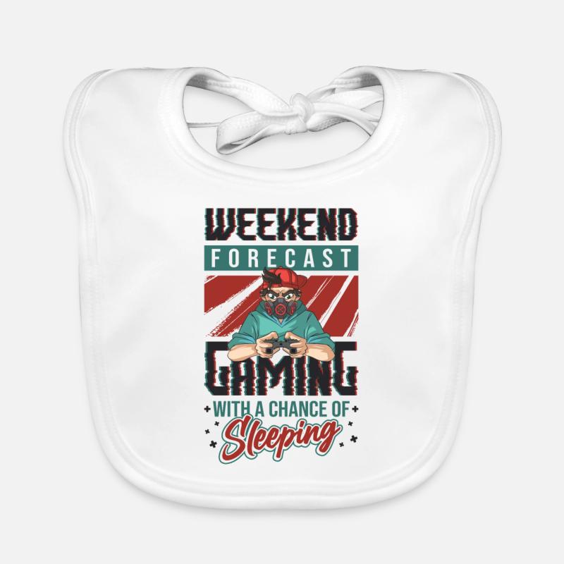 Jeu de prédiction de week-end avec une chance. Bavoir bio Bébé