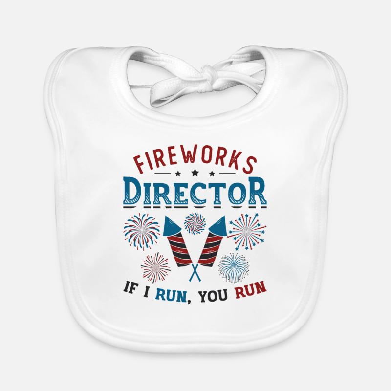 Fireworks Director Si je vous exécute Bavoir bio Bébé