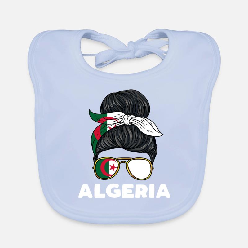Algerien Mädchen Baby Bio-Lätzchen